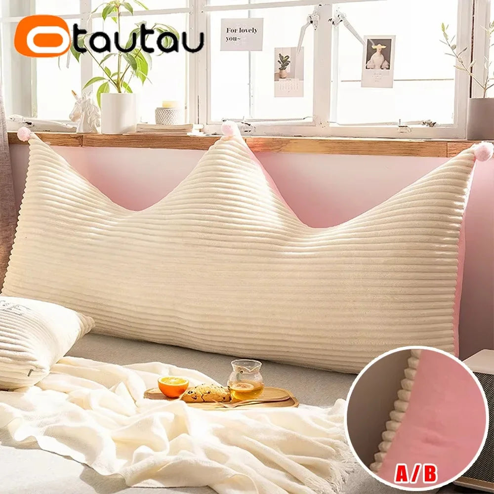 Bed Headboard Cushion Cover Kd004【No Filler Inside! You Need to Buy Filler by Yourself !】
