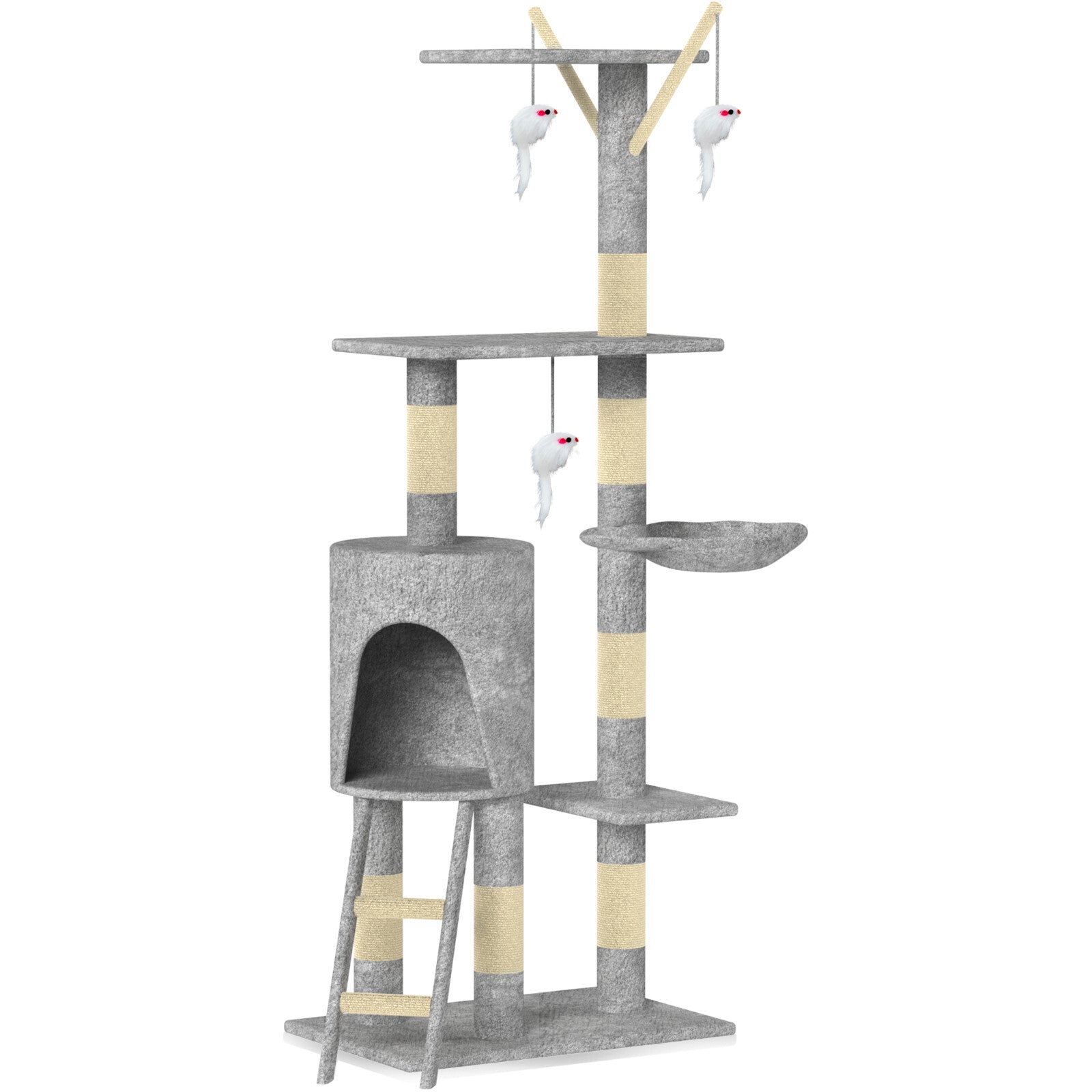 CAT TREE CLIMBING TOWER ACTIVITY CENTRE KITTEN TALL SCRATCHING POST CONDO LARGE