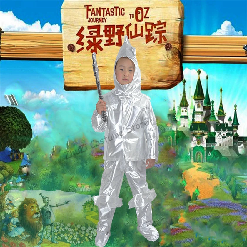 Dorothy Scarecrow Tinman Wizard Lion Costume Baby Kids Animal Birthday Party Halloween Cosplay Costumes Role Play Jumpsuit