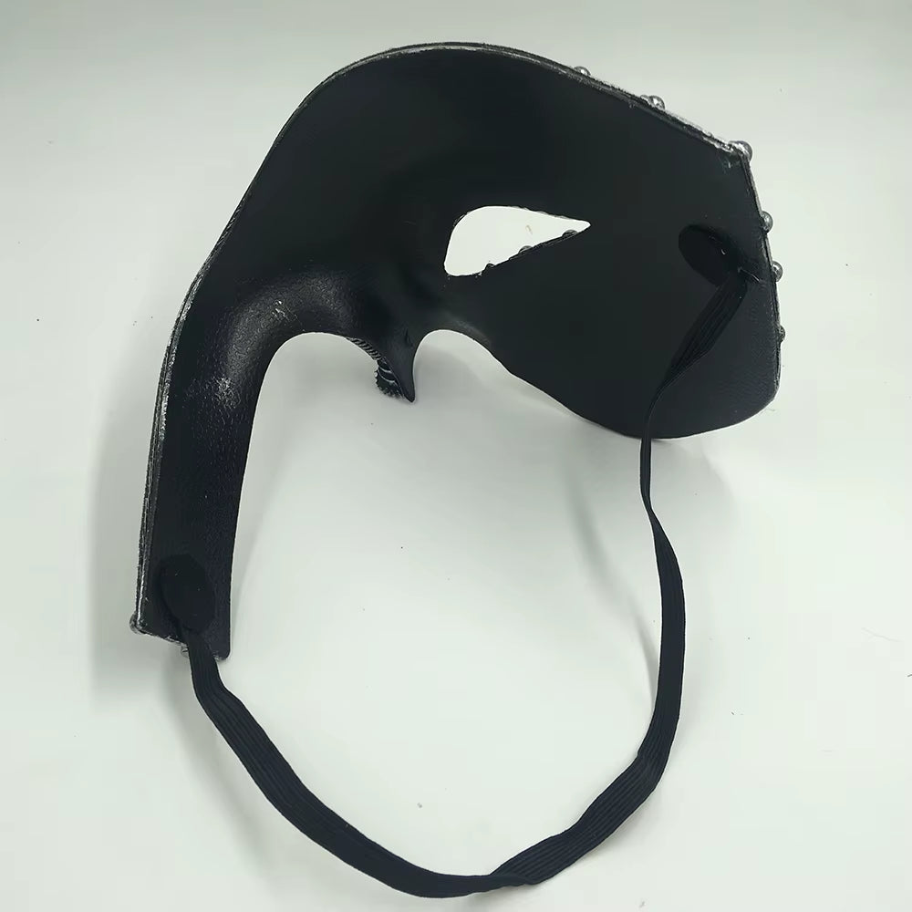 Steampunk Phantom Half Face Masquerade Mask - Perfect for Halloween, Cosplay, and Costume Parties!