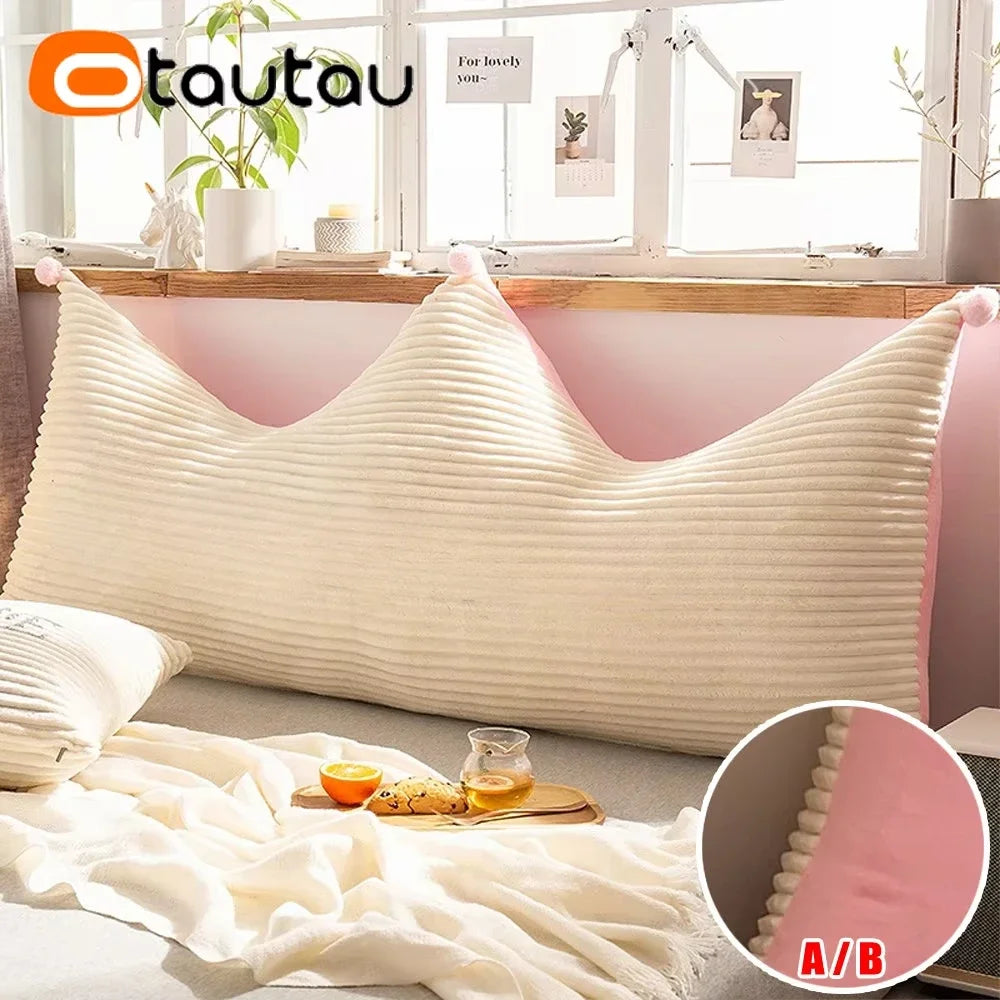 Bed Headboard Cushion Cover Kd004【No Filler Inside! You Need to Buy Filler by Yourself !】