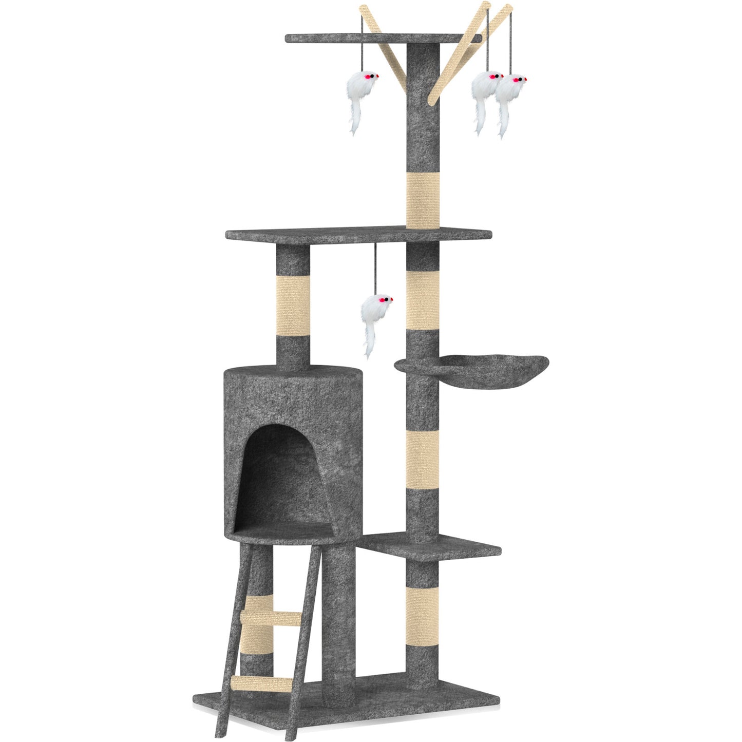 CAT TREE CLIMBING TOWER ACTIVITY CENTRE KITTEN TALL SCRATCHING POST CONDO LARGE