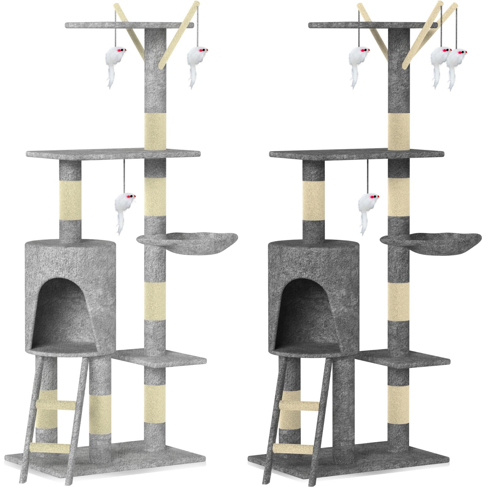 CAT TREE CLIMBING TOWER ACTIVITY CENTRE KITTEN TALL SCRATCHING POST CONDO LARGE