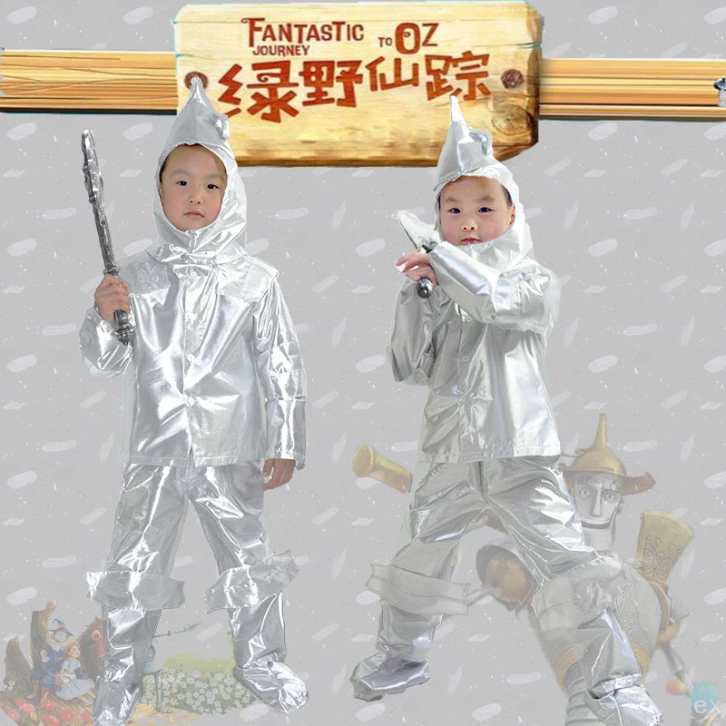 Dorothy Scarecrow Tinman Wizard Lion Costume Baby Kids Animal Birthday Party Halloween Cosplay Costumes Role Play Jumpsuit