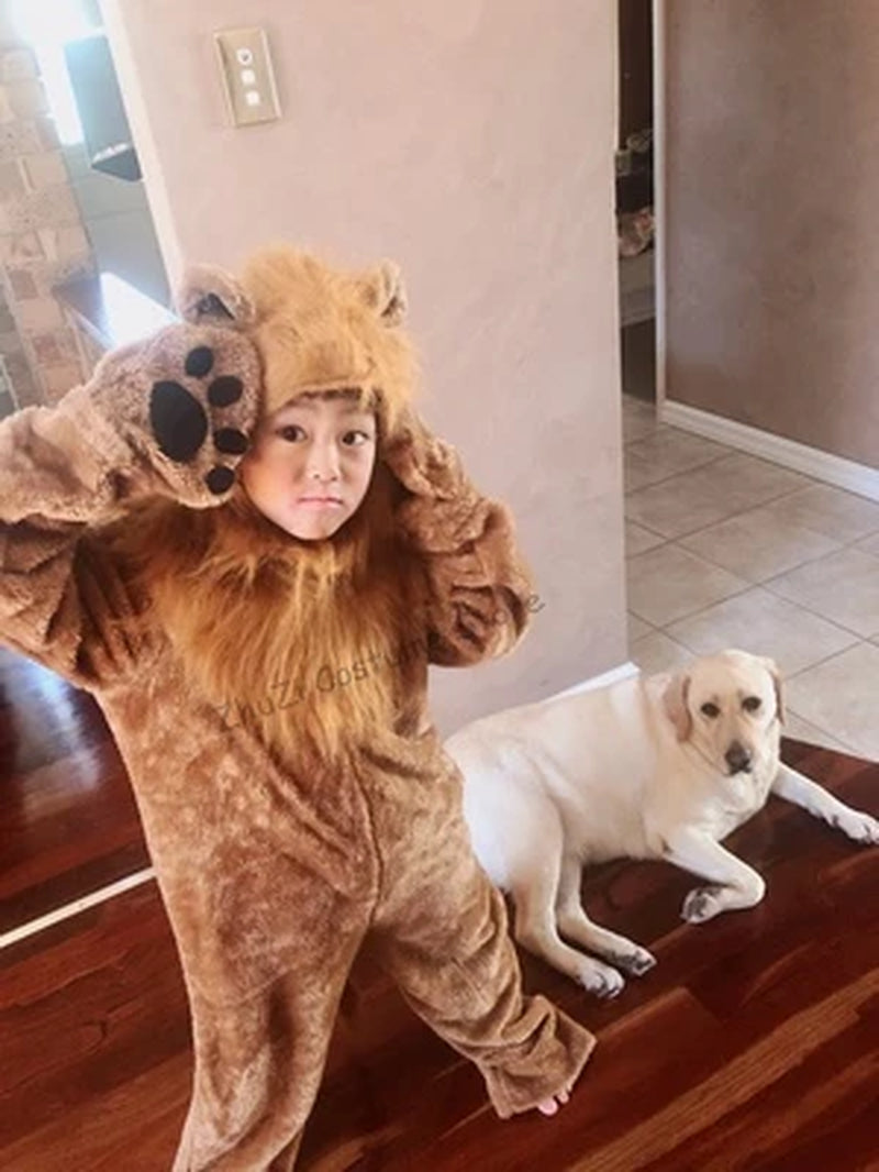 Dorothy Scarecrow Tinman Wizard Lion Costume Baby Kids Animal Birthday Party Halloween Cosplay Costumes Role Play Jumpsuit
